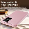 97512 4 techsuit smartview series obal pre samsung galaxy s25 ultra ruzovy