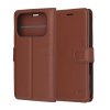 98442 7 techsuit leather folio puzdro na iphone 17 pro max hnede