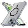 97920 2 techsuit shockproof clear silicone magsafe kryt na iphone 15 plus dymovo cierny