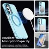 99690 3 techsuit candycase magsafe ochranny obal na samsung galaxy a15 4g a15 5g modre