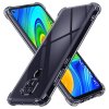 102045 2 techsuit shockproof clear silicone ochranny obal na xiaomi redmi note 9 redmi 10x 4g dymovo cierny