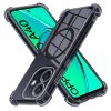 103254 techsuit shockproof clear silicone magsafe odolny priehladny silikonovy obal na oppo a40 4g dymovo cierny