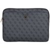 103506 1 guess computer sleeve 4g triangle logo puzdro na notebook tablet 14 so zipsom vreckom z ekokoze cierne