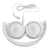103533 2 jbl tune 500 kablove sluchadla s funkciou pure bass skladaci dizajn 3 5 mm jack biele