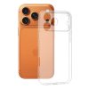 104010 5 techsuit clear silicone obal na iphone 17 pro max priehladny