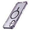 104091 8 techsuit shockproof clear silicone magsafe obal na iphone 17 dymovo cierny