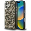 107550 karl lagerfeld iml leopard pattern magsafe obal na iphone 16 hnedy