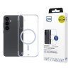 110562 1 3mk just20g magcase magneticky obal na samsung galaxy s25 priehladny