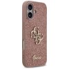 109644 3 guess fixed glitter big 4g puzdro na iphone 17 ruzove