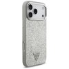 110103 2 guess glitter triangle logo magsafe puzdro na iphone 17 pro strieborne