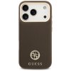 109851 1 guess grained strass logo magsafe puzdro na iphone 17 pro hnede