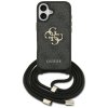 110115 guess hardcase 4g cbdy big logo obal s popruhom na iphone 17 cierny