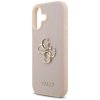 109761 4 guess hardcase 4g grained big and classic logo obal na iphone 17 ruzovy