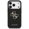 109764 1 guess hardcase 4g grained big and classic logo obal na iphone 17 pro cierny