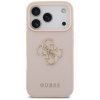 109767 1 guess hardcase 4g grained big and classic logo obal na iphone 17 pro ruzovy