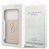 109767 6 guess hardcase 4g grained big and classic logo obal na iphone 17 pro ruzovy