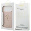 109773 6 guess hardcase 4g grained big and classic logo obal na iphone 17 pro max ruzovy