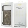 109728 13 guess hardcase 4g ring stand obal na iphone 17 pro max hnedy