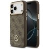 109950 guess hardcase 4g strass logo magsafe obal na iphone 17 pro max hnedy
