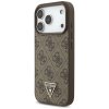 110109 3 guess hardcase 4g triangle logo magsafe s perlovym popruhom obal na iphone 17 pro hnedy