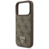 110109 4 guess hardcase 4g triangle logo magsafe s perlovym popruhom obal na iphone 17 pro hnedy