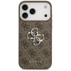 108282 1 guess hardcase big 4g logo classic logo obal na iphone 17 pro max hnedy