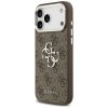 108282 2 guess hardcase big 4g logo classic logo obal na iphone 17 pro max hnedy