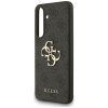 110760 4 guess leather 4g metal logo obal na samsung galaxy s25 fe cierny