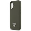 108366 3 guess silicone triangle logo magsafe obal na iphone 17 khaki