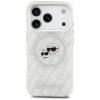 108414 3 karl lagerfeld glitter magsafe obal na iphone 17 pro max biely karl choupette head