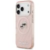 108783 5 karl lagerfeld glitter magsafe obal na iphone 17 pro max ruzovy karl choupette head