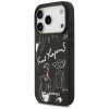 108465 1 karl lagerfeld hardcase grained pattern logo obal na iphone 17 pro cierny