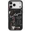 108471 3 karl lagerfeld hardcase grained pattern logo obal na iphone 17 pro max cierny