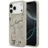 108474 karl lagerfeld hardcase grained pattern logo obal na iphone 17 pro max sivy