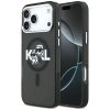 110034 karl lagerfeld iml glitter karl choupette sketch logo magsafe obal na iphone 17 pro max cierny