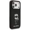 108375 4 karl lagerfeld silicone sketch logo obal na iphone 17 pro cierny karl
