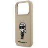 108384 1 karl lagerfeld silicone sketch logo obal na iphone 17 pro hnedy karl