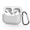 111354 1 techsuit silicone case silikonove puzdro na airpods pro 3 ultratenky hladky material svetlosive