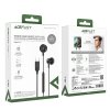 114090 7 acefast wired earphones l2 kablove sluchadla type c half in ear s mikrofonom a ovladanim flexibilne telo 1 2m cierne