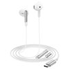 114087 1 acefast wired earphones l3 kablove sluchadla type c half in ear s mikrofonom proti zamotaniu flexibilne 1 2m biele
