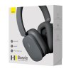 113850 6 baseus wireless headphones bowie h1 bezdrotove sluchadla bluetooth 5 2 skladacie potlacenie hluku sive