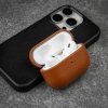 114273 5 fixed podsleather case kozene puzdro pre airpods 4 hnede