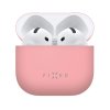 114267 2 fixed silky case silikonove puzdro s hladkym povrchom pre airpods 4 ruzove