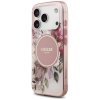 111900 2 guess iml flower tonal circle magsafe puzdro pre iphone 17 pro max ruzove