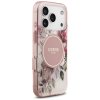111900 3 guess iml flower tonal circle magsafe puzdro pre iphone 17 pro max ruzove