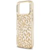 111834 3 guess leopard glitter magsafe puzdro pre iphone 17 pro hnede
