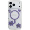 111873 1 guess resin flowers and glitter magsafe puzdro pre iphone 17 pro max fialove