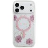 111888 1 guess resin flowers and glitter magsafe puzdro pre iphone 17 pro max ruzove