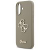 111747 4 guess silicone big 4g script puzdro pre iphone 17 hnede