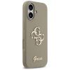 111747 guess silicone big 4g script puzdro pre iphone 17 hnede